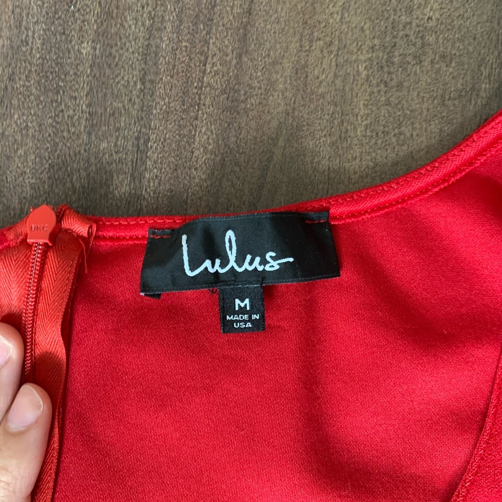 Lulus red dress - Picture 2 of 2